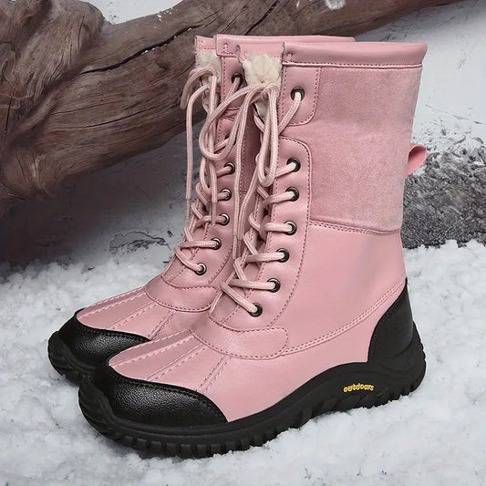 Waterproof snow boots - casual outdoor ladies footwear