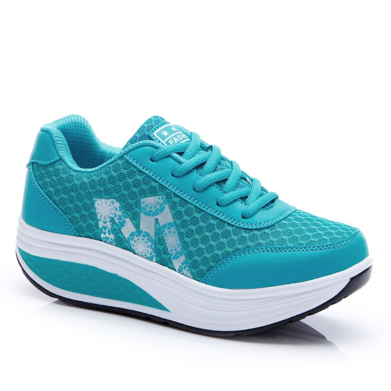 Wedge Sneakers - Cozy Ladies Casual Footwear