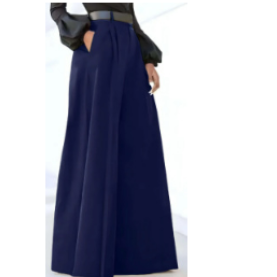 Wide Leg Trousers - Tailored Women'S High-Waisted Pants