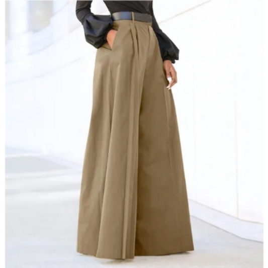 Wide Leg Trousers - Tailored Women'S High-Waisted Pants