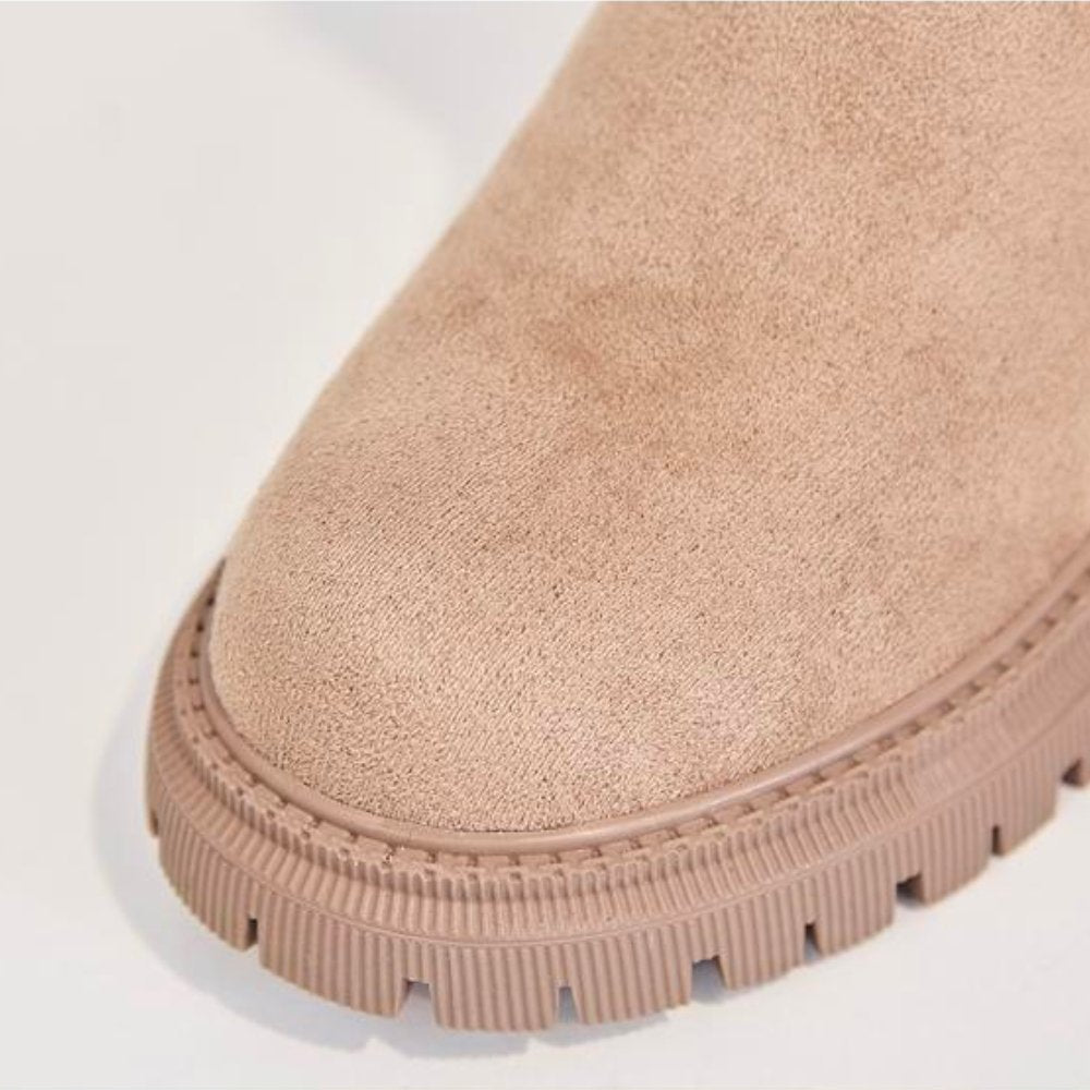Winter Ankle Boots - Cozy Lined Ladies Zip-Up Boots