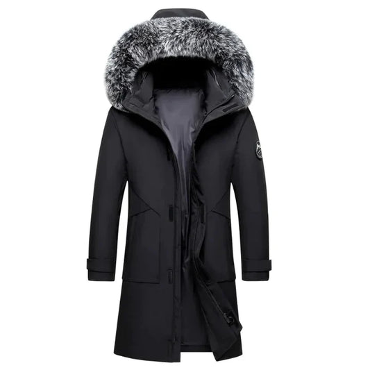 Winter Parka - Insulated Ladies Coat With Faux Fur Hood
