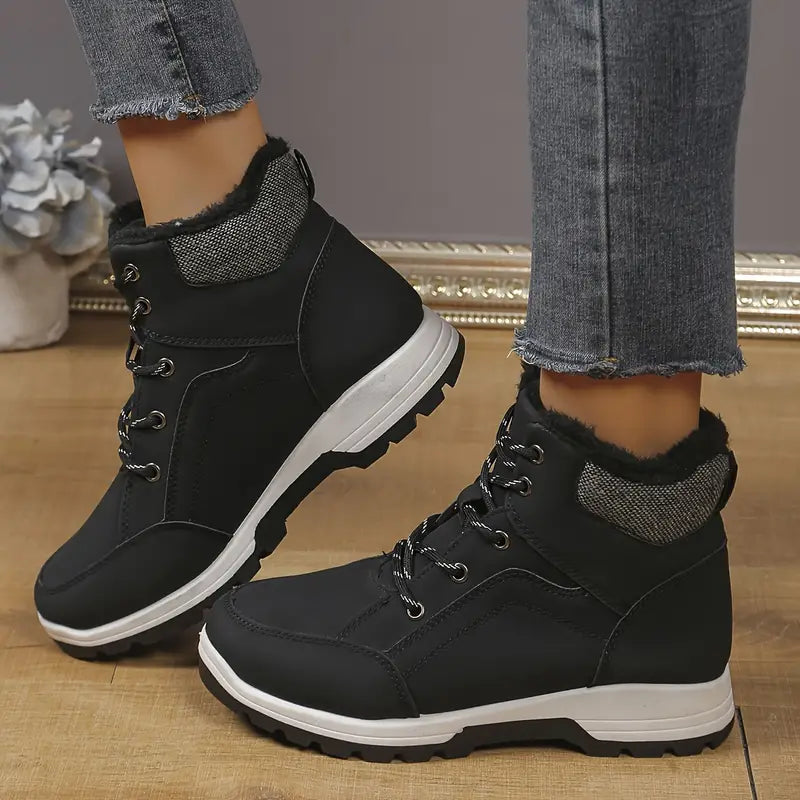 Women's cozy winter boots - warm, stylish, and non-slip