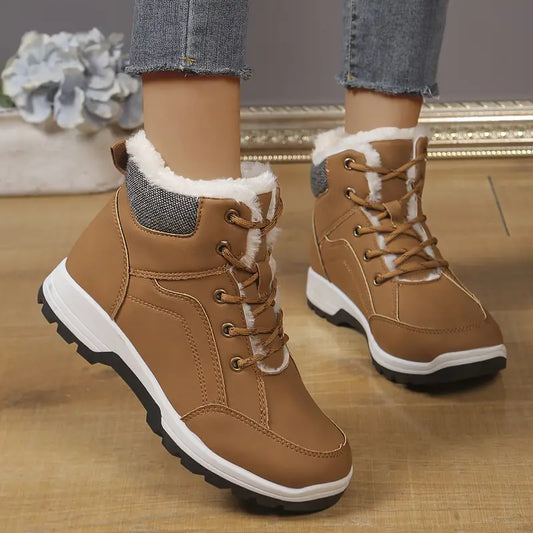 Women's cozy winter boots - warm, stylish, and non-slip